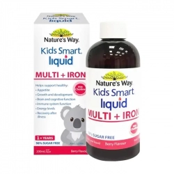 Nature's Way Kids Smart Liquid Multi + Iron, hỗ trợ nâng cao sức đề kháng cho trẻ, Chai 200ml Nature's Way Kids Smart Liquid Multi + Iron, hỗ trợ nâng cao sức đề kháng cho trẻ, Chai 200ml