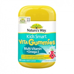 Nature’s Way Kids Smart Vita Gummies Multi-Vitamin Omega-3 50 viên Nature’s Way Kids Smart Vita Gummies Multi-Vitamin Omega-3 50 viên