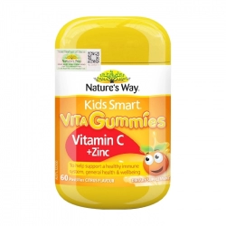 Nature’s Way Kids Smart Vita Gummies Vitamin C + Zinc 60 Viên Nature’s Way Kids Smart Vita Gummies Vitamin C + Zinc 60 Viên
