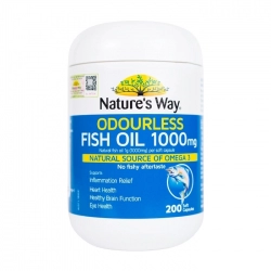 Nature's Way Odourless Fish Oil 1000mg 200 viên Nature's Way Odourless Fish Oil 1000mg 200 viên