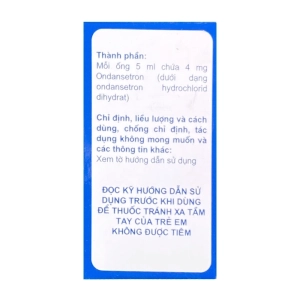 Nausazy 4mg CPC1 Hà Nội 4 vỉ x 5 ống