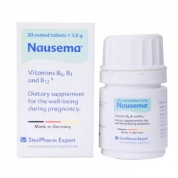 Nausema Steripharm Export 30 viên – Bổ sung vitamin B, giảm ốm nghén Nausema Steripharm Export 30 viên – Bổ sung vitamin B, giảm ốm nghén