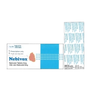 Nebivox 5mg Micro 1 vỉ x 10 viên (Nebivolol)
