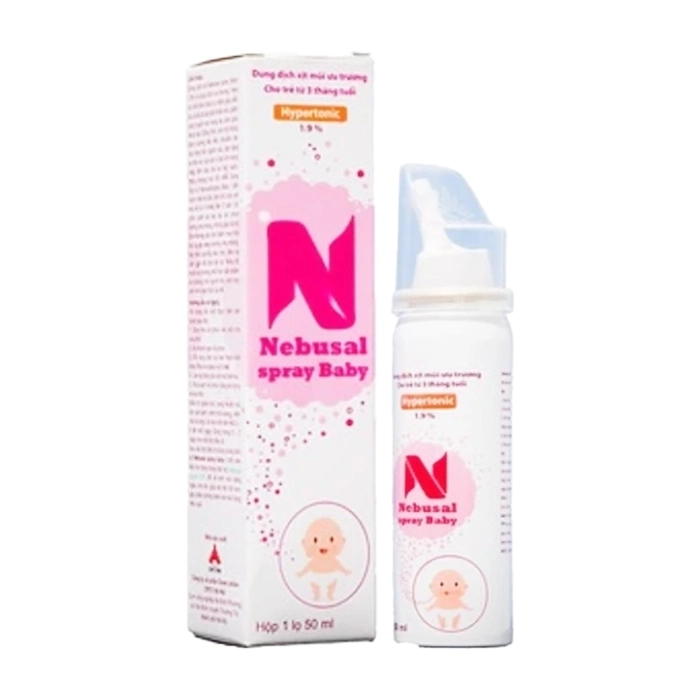 Nebusal Spray Baby 1.9 CPC1 Hà Nội lọ 50ml - Dung dịch xịt mũi
