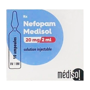 Nefopam Medisol 20mg/2ml 2 vỉ x 5 ống x 2ml