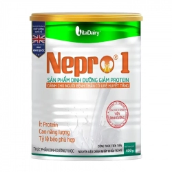 Nepro 1 Vitadairy 400g - Sữa bột dành cho người bệnh thận
