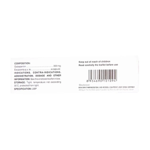 Neucotic 300mg Bidiphar 10 vỉ x 10 viên (Gabapentin) Neucotic 300mg Bidiphar 10 vỉ x 10 viên (Gabapentin)