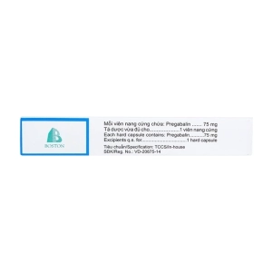 Neuralmin 75 Boston Pharma 2 vỉ x 14 viên (Pregabaline)