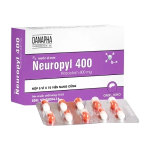 Neuropyl 400 Danapha 5 vỉ x 10 viên (Piracetam)