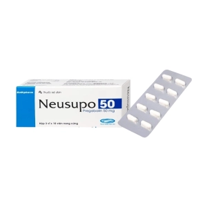 Neusupo 50 Savipharm 3 vỉ x 10 viên (Pregabalin)
