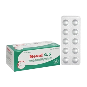 Nevol 2.5 Medley 10 vỉ x 10 viên (Nebivolol hydrochloride)
