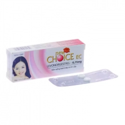 New Choice EC 0.75mg 1 vỉ x 2 viên - Thuốc tránh thai khẩn cấp
