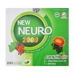 New Neuro 2000 10 vỉ x 10 viên - Hỗ trợ tuần hoàn máu não New Neuro 2000 10 vỉ x 10 viên - Hỗ trợ tuần hoàn máu não