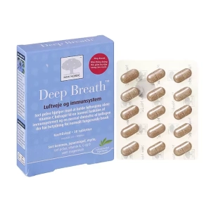 Deep Breath New Nordic 2 vỉ x 15 viên - Hỗ trợ trị viêm xoang, hen suyễn Deep Breath New Nordic 2 vỉ x 15 viên - Hỗ trợ trị viêm xoang, hen suyễn