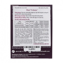 Tpbvsk New Nordic Hair Volume, Hộp 30 viên Tpbvsk New Nordic Hair Volume, Hộp 30 viên