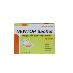 Thuốc kháng sinh Maxim Newtop Sachet 100mg, Hộp 10 gói