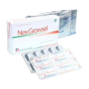 Nexgrowsel Resantis 3 vỉ x 10 viên - Bổ sung vitamin C, Kẽm cho cơ thể