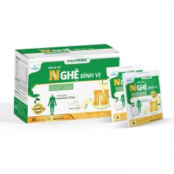 Cốm dạ dày Nghệ Bình Vị Granules Chữ N, Hộp 30 gói
