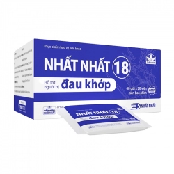 Nhất Nhất 18 40 gói x 20 viên - Hỗ trợ người bị đau khớp Nhất Nhất 18 40 gói x 20 viên - Hỗ trợ người bị đau khớp
