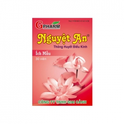 Tpbvsk Gpharm Nguyệt An, Hộp 30 viên