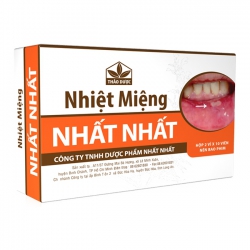 Nhiệt miệng Nhất Nhất điều trị loét miệng sưng đau răng lợi