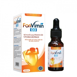 Nhỏ giọt tăng chiều cao Lafon Fonvimin D3 20ml