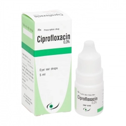 Nhỏ mắt Ciprofloxacin 0.3% 5ml Nhỏ mắt Ciprofloxacin 0.3% 5ml
