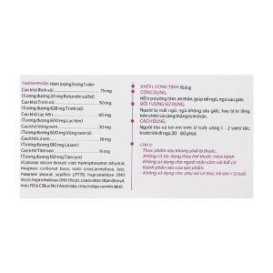 Night Queen DHG 3 vỉ x 10 viên - Viên uống dưỡng tâm