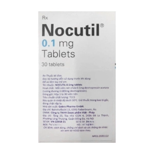 Nocutil 0.1mg Tablets Gebro Pharma lọ 30 viên (Desmopressin) Nocutil 0.1mg Tablets Gebro Pharma lọ 30 viên (Desmopressin)