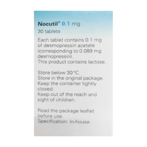 Nocutil 0.1mg Tablets Gebro Pharma lọ 30 viên (Desmopressin) Nocutil 0.1mg Tablets Gebro Pharma lọ 30 viên (Desmopressin)