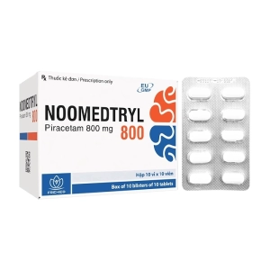 Noomedtryl 800 Fremed 10 vỉ x 10 viên (Piracetam)