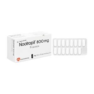 Nootropil 800mg GSK 3 vỉ x 15 viên (Piracetam)