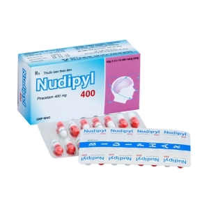 Nudipyl 400 Bidiphar 4 vỉ x 15 viên (Piracetam)