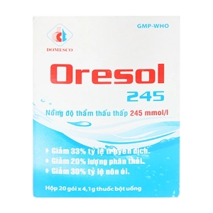 Oresol 245 Domesco 20 gói x 4.1g