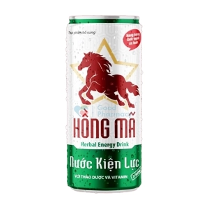 Nước Kiện Lực Hồng Mã 170ml (Ít đường)