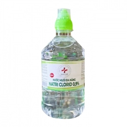 Nước Muối Đa Năng Natri Clorid 0.9 Nam Hà 500ml