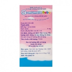 Nước Muối Sinh Lý Q-mumasa Baby CPC1 Hà Nội 4 vỉ x 5 ống 1ml