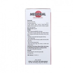 Nước Súc Miệng Điều Trị Viêm Họng Medoral 250 ml Nước Súc Miệng Điều Trị Viêm Họng Medoral 250 ml