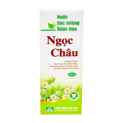 Nước Súc Miệng Dược Liệu Ngọc Châu Hoa Linh 125ml - Làm sạch khử mùi hôi miệng Nước Súc Miệng Dược Liệu Ngọc Châu Hoa Linh 125ml - Làm sạch khử mùi hôi miệng