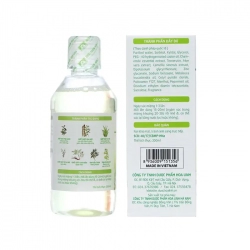 Nước Súc Miệng Dược Liệu Ngọc Châu Hoa Linh 350ml - Làm sạch khử mùi hôi miệng