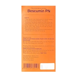 Nước Uống Bescumin PN Fobelife 10 gói x 20ml Nước Uống Bescumin PN Fobelife 10 gói x 20ml