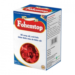 Nước uống bổ máu Dược Đức Fohemtop 60 viên