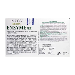 Nước uống Nucos Detox Enzyme 10 chai x 30ml Nước uống Nucos Detox Enzyme 10 chai x 30ml