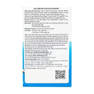 NutriGrow Nutrimed 60 viên - Hỗ trợ phát triển chiều cao cho trẻ