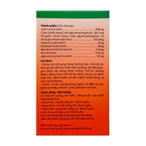 Nutrohadi F Hadiphar 20 ống x 10ml