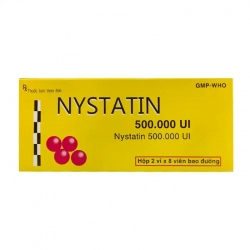 Nystatin 500000IU Donaipharm 2 vỉ x 8 viên - Trị nhiễm nấm Candida Nystatin 500000IU Donaipharm 2 vỉ x 8 viên - Trị nhiễm nấm Candida