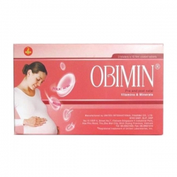 Thuốc bà bầu Obimin, Hộp 100 viên