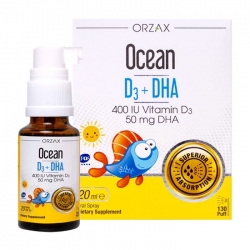 Ocean D3+DHA 20ml - Siro cho trẻ còi xương, chậm phát triển Ocean D3+DHA 20ml - Siro cho trẻ còi xương, chậm phát triển