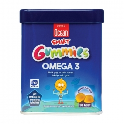 Ocean Smart Gummies Omega 3 15 gói x 2 viên - Viên nhai bổ não cho trẻ