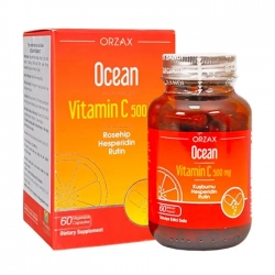 Ocean Vitamin C 500mg Orzax 60 viên - Hỗ trợ tăng sức đề kháng Ocean Vitamin C 500mg Orzax 60 viên - Hỗ trợ tăng sức đề kháng
